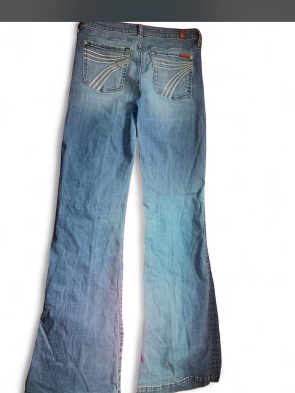 7 For All Mankind Women's Dojo wide-leg trouser jeans